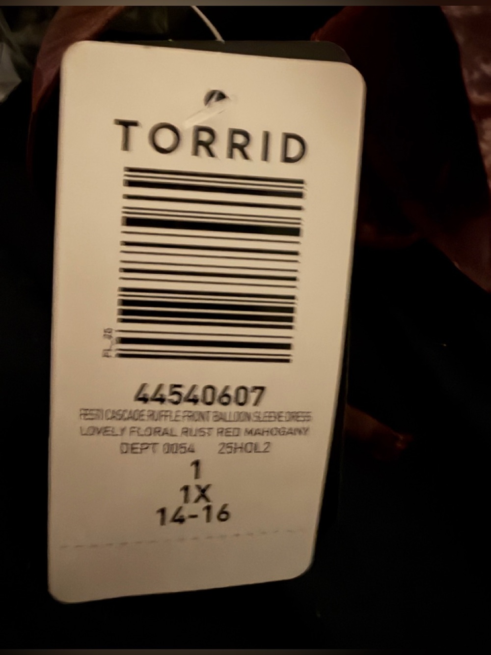 Torrid Cascade Ruffle Drop Waist Dress - Picture 5 of 5